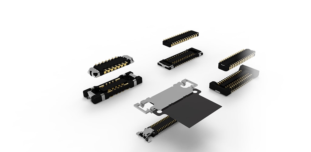ファイン ピッチ基板対基板コネクタ